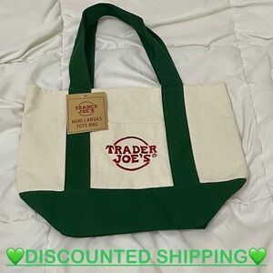 Trader Joe’s Mini Tote Bag- Green